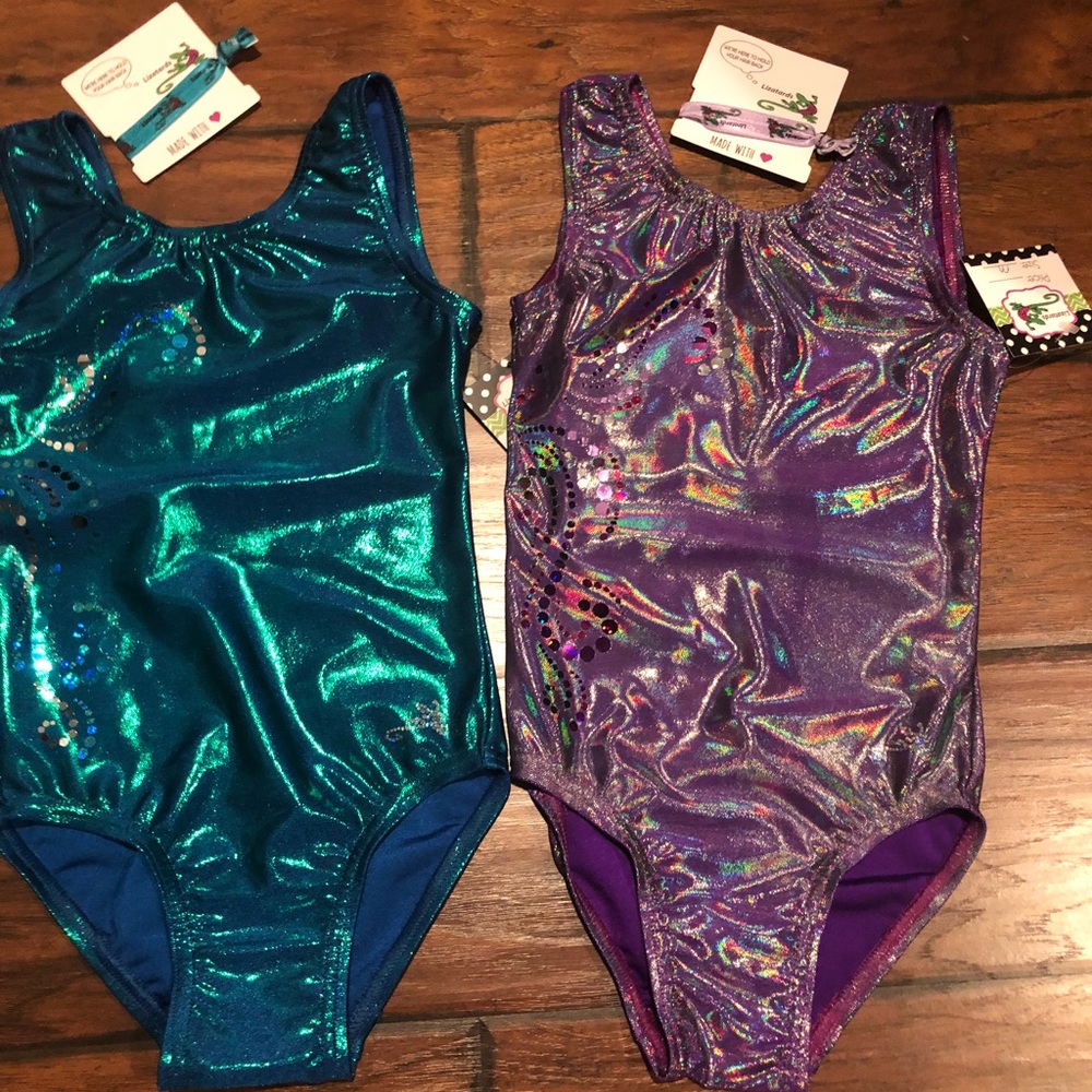 Lizatards Leotard Girls medium new